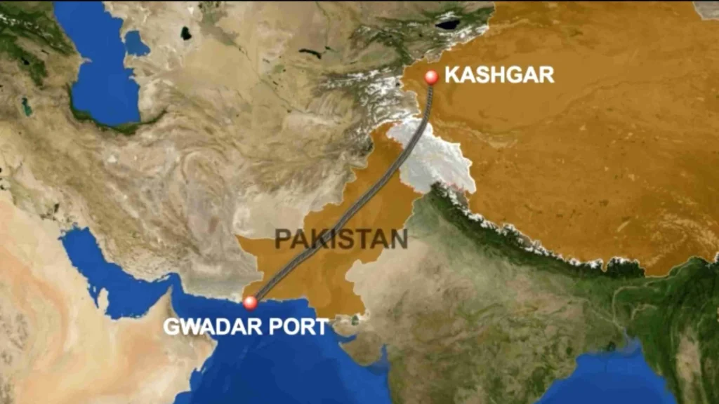 China Pakistan Economic Corridor links China with Pakistan's Gwadar port, which provides onward sea routes to the Persian Gulf. - A key factor for Pakistan's economic revival