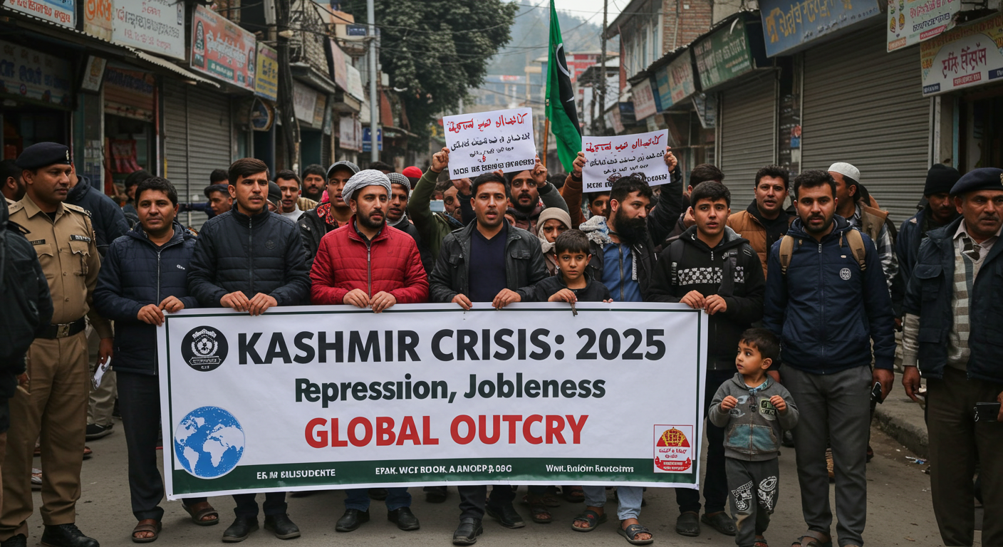 Kashmir Crisis 2025: Repression, Joblessness, Global Outcry