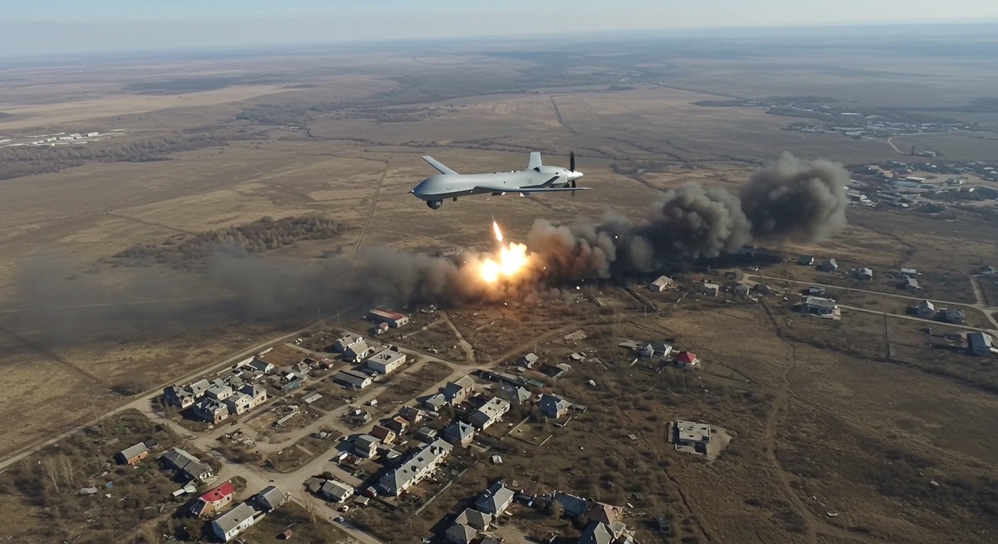 Ukrainian Drone Attack Ignites Blaze at Russian Oil Depot near Sochi as Cross-Border Strikes Intensify