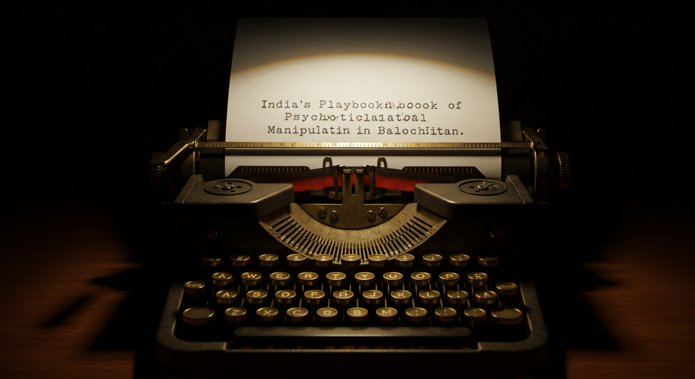 India’s Playbook of Psychological Manipulation in Balochistan