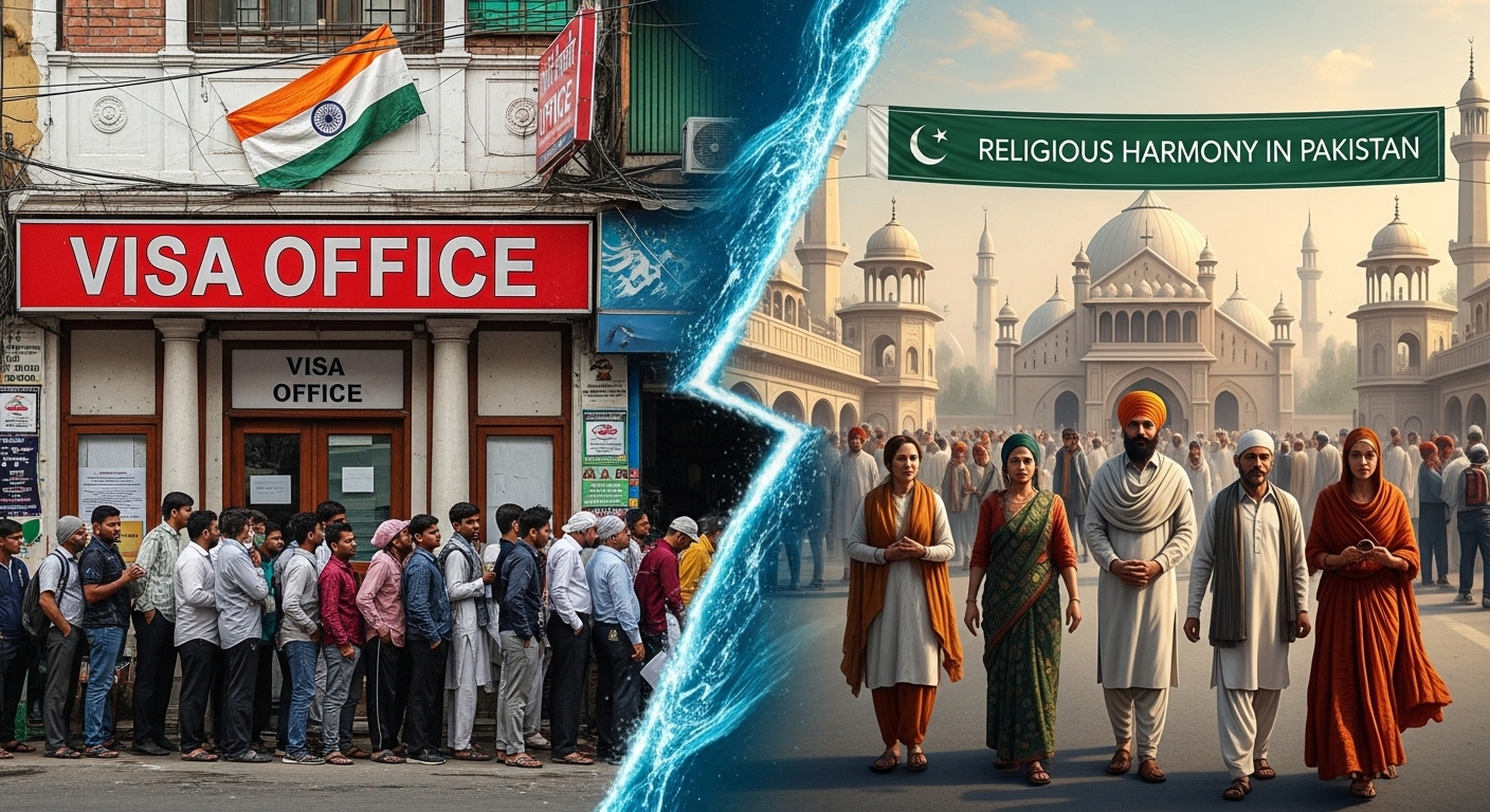 India’s Manufactured Visa Outrage Collides with Pakistan’s Record of Religious Openness