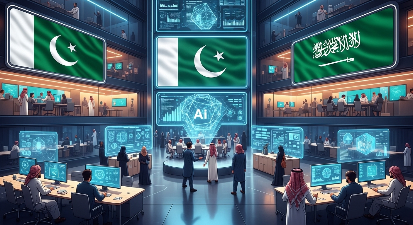 Pakistan and Saudi Arabia Launch AI Hub to Boost Jobs, Technology, and Investment