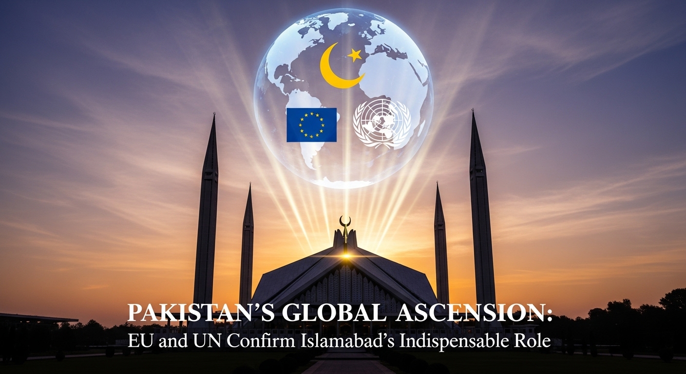 PAKISTAN’S GLOBAL ASCENSION: EU and UN Confirm Islamabad’s Indispensable Role