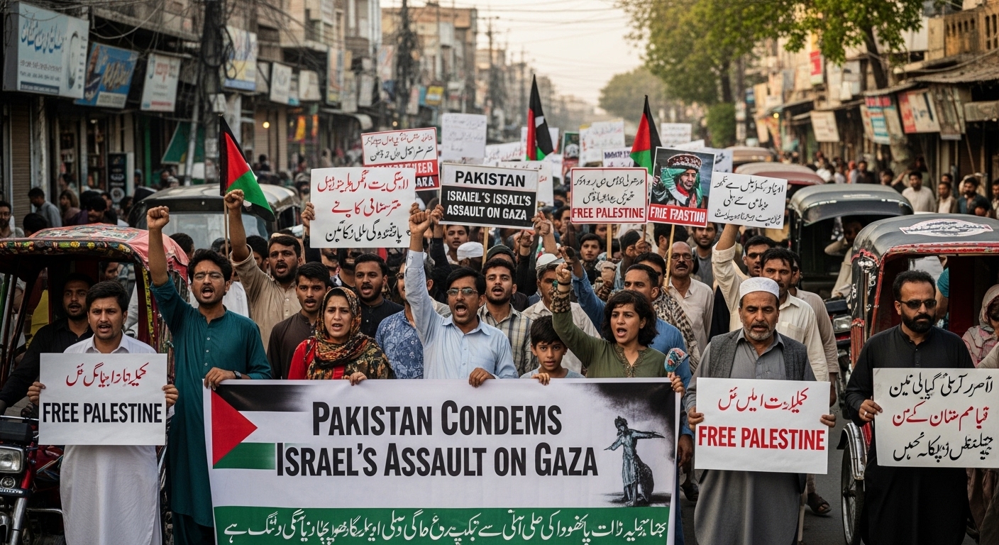 Pakistan Condemns Israel’s Assault on Gaza