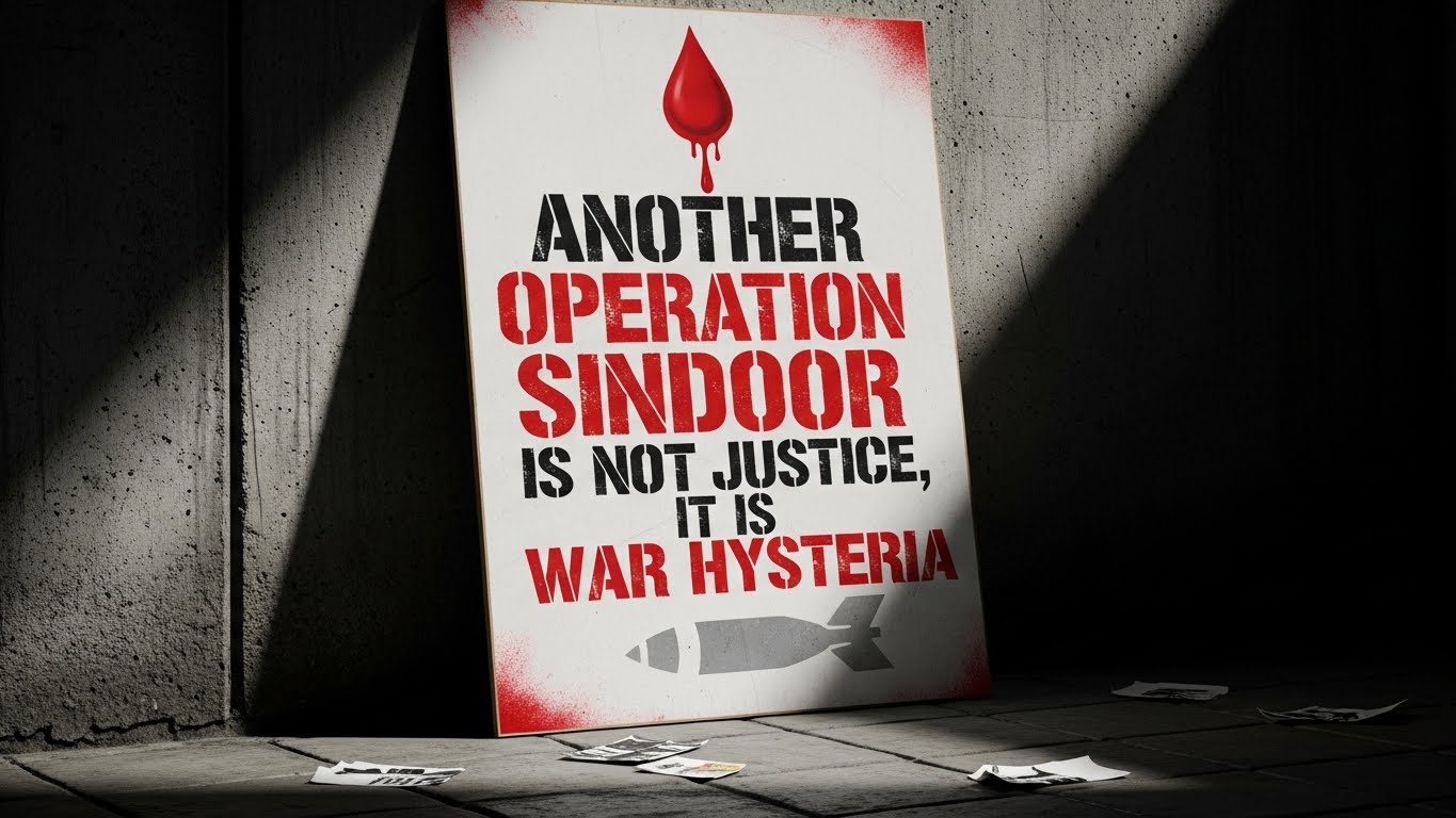 Another Operation Sindoor Is Not Justice, It Is War Hysteria