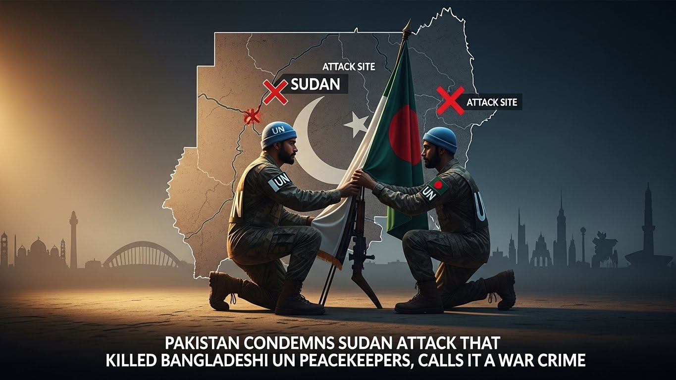 Pakistan Condemns Sudan Attack That Killed Bangladeshi UN Peacekeepers, Calls It a War Crime