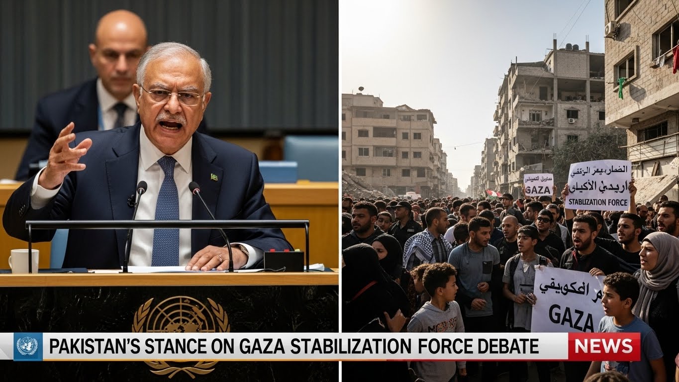 Pakistan’s Response to International Stabilization Force Debate in Gaza