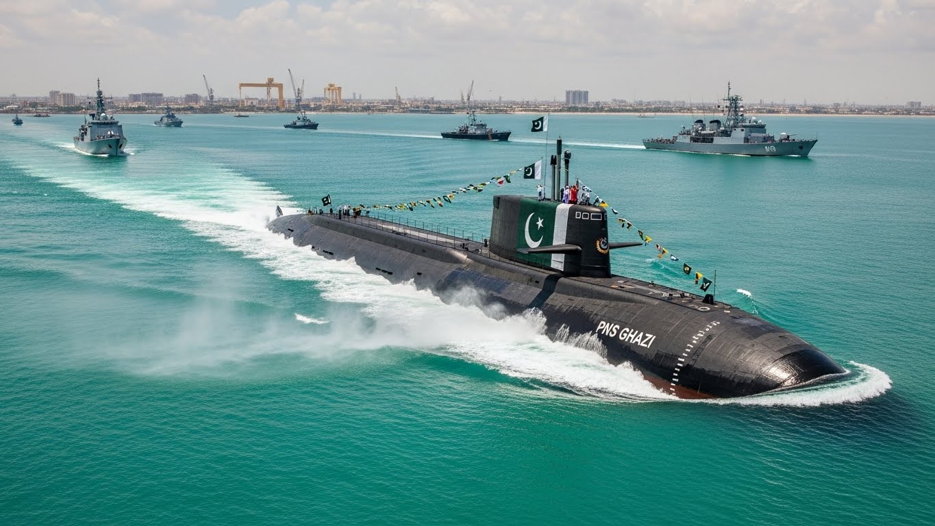 Pakistan’s Naval Surge: The Launch of the Hangor-Class Submarine "Ghazi" and Its Strategic Significance