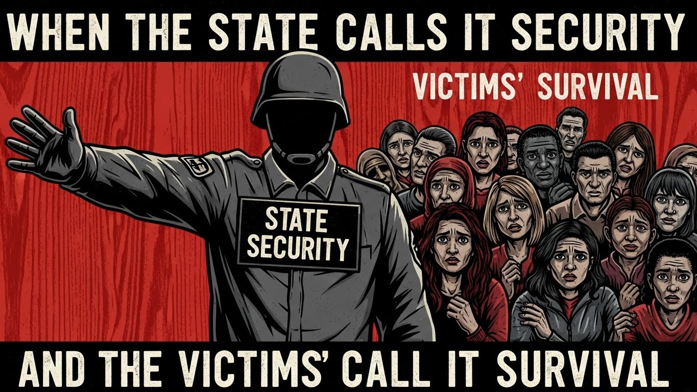 When the State Calls It Security, and the Victims Call It Survival