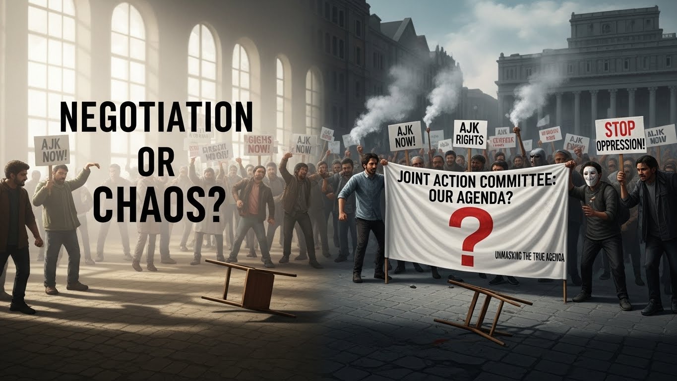 Negotiation or Chaos? Unmasking the True Agenda of the Joint Action Committee in Azad Jammu & Kashmir