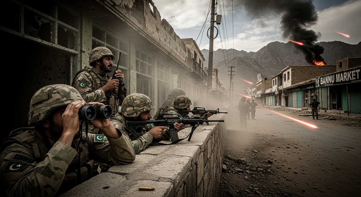 Bannu Under Fire as Pakistan Confronts Militant Networks Operating from Afghan Soil