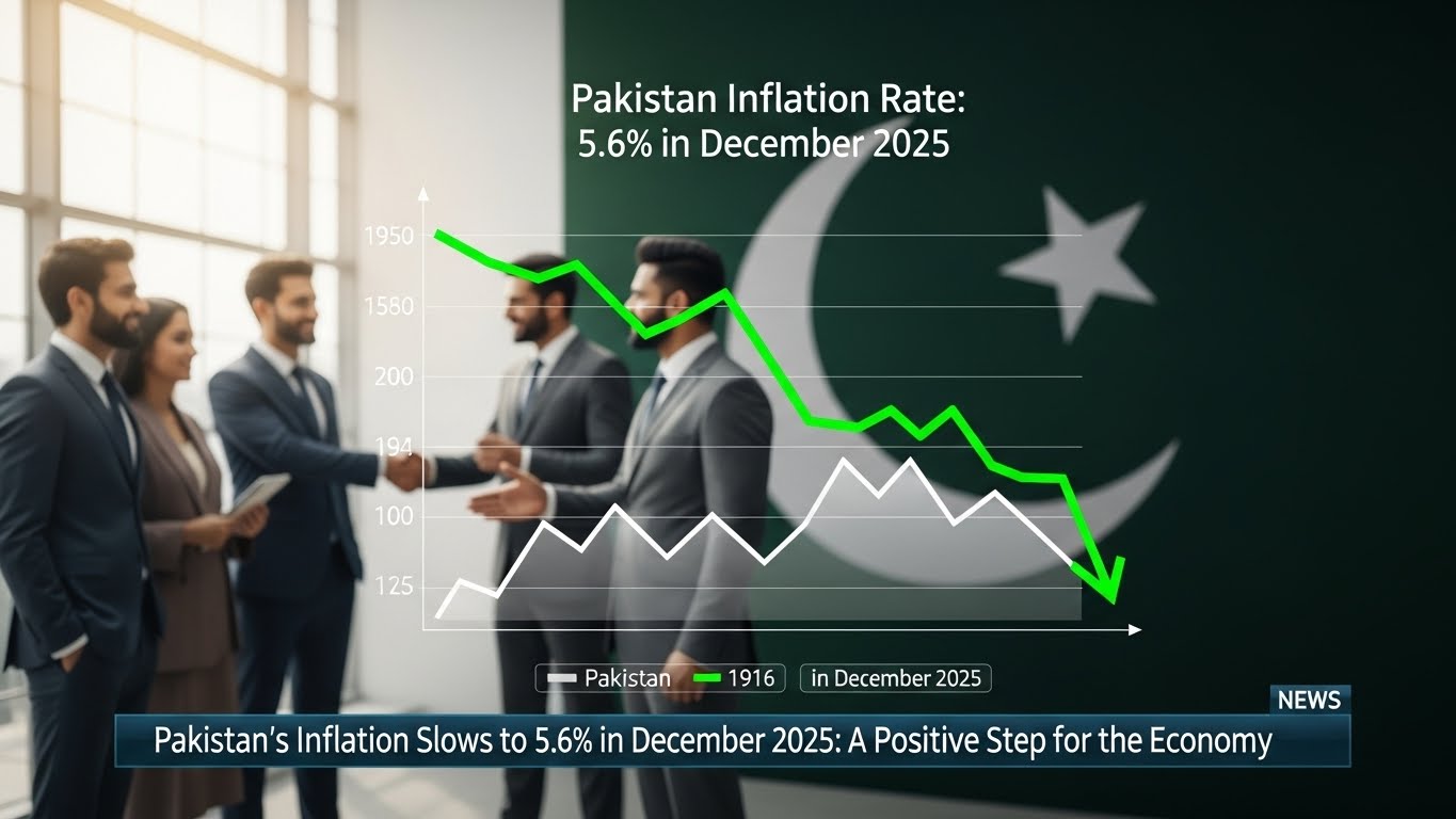 Pakistan’s Inflation Slows to 5.6% in December 2025: A Positive Step for the Economy