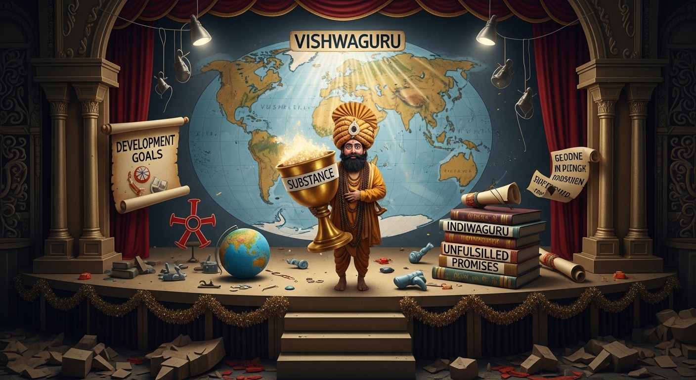 India’s Hollow Vishwaguru Claim: A Struggle for Substance Behind the Spectacle