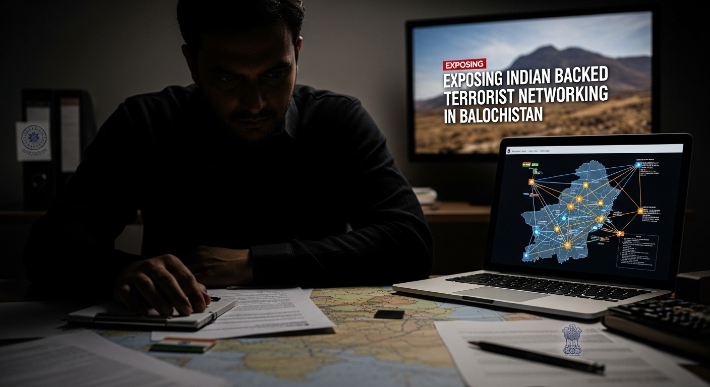 Exposing Indian Backed Terrorist Networking in Balochistan