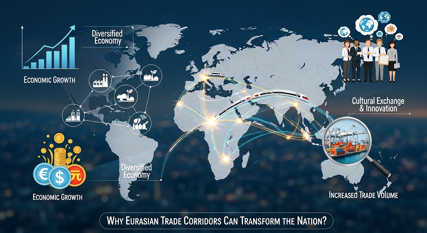 Why Eurasian Trade Corridors Can Transform the Nation?