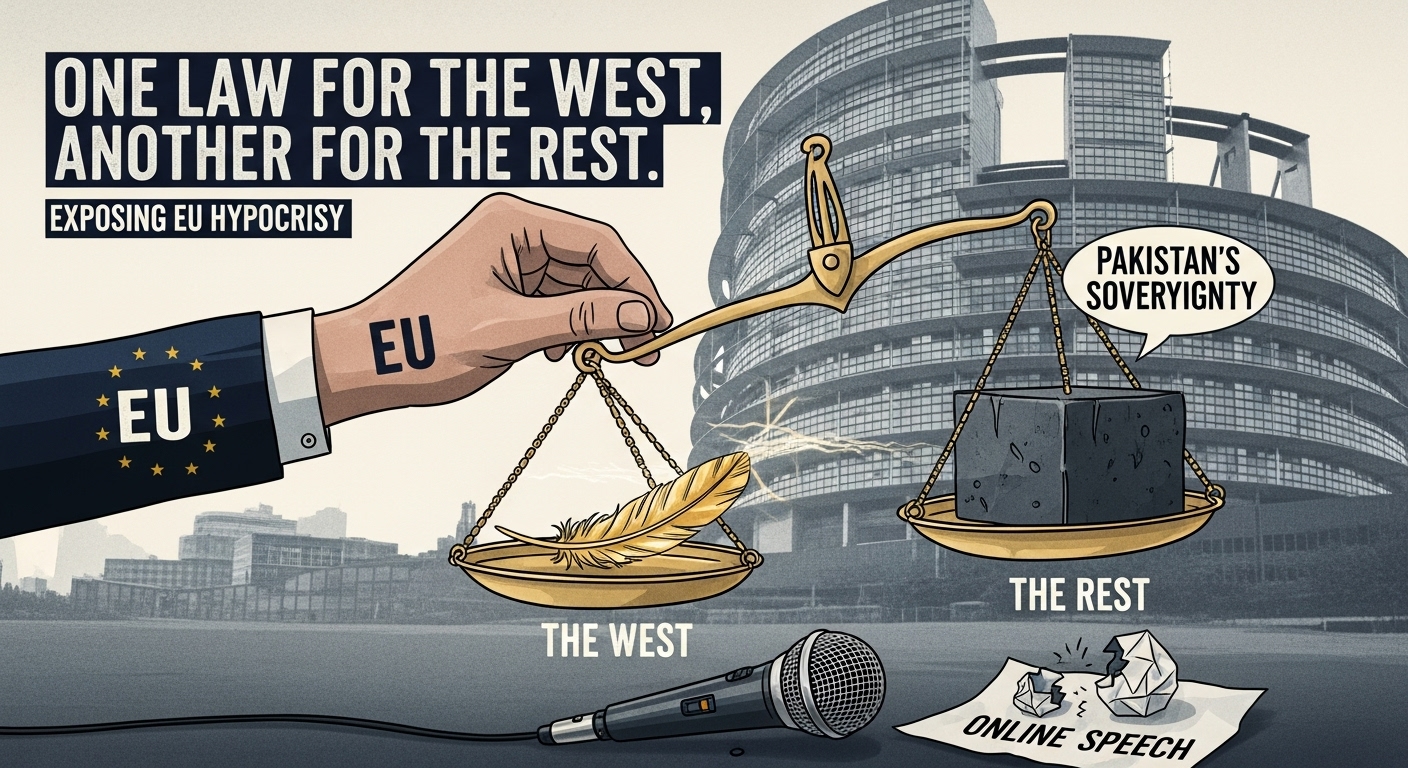 One Law for the West, Another for the Rest. Exposing EU Hypocrisy on Online Speech and Pakistan’s Sovereignty