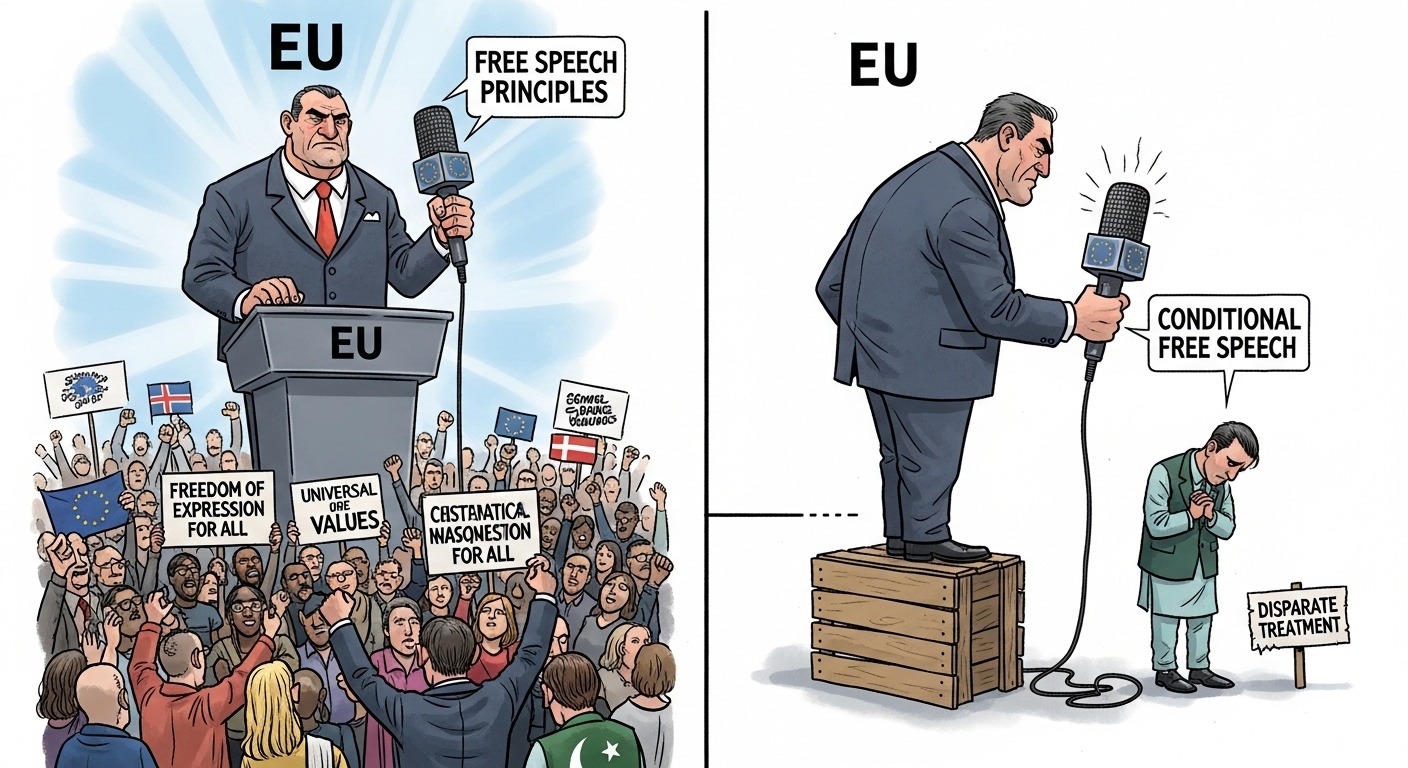 EU Hypocrisy on Free Speech: Why Pakistan Is Treated Differently