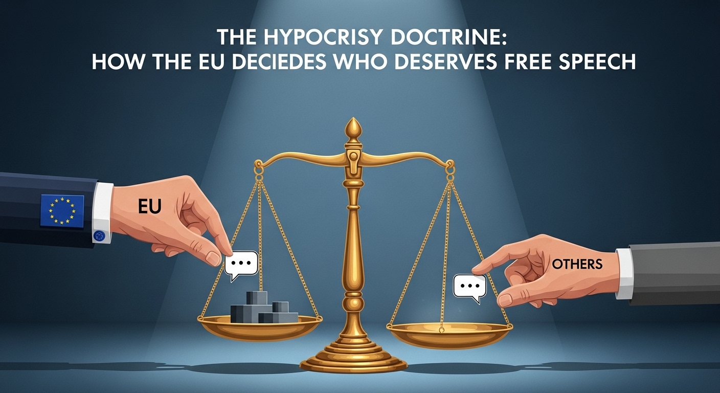 The Hypocrisy Doctrine: How the EU Decides Who Deserves Free Speech