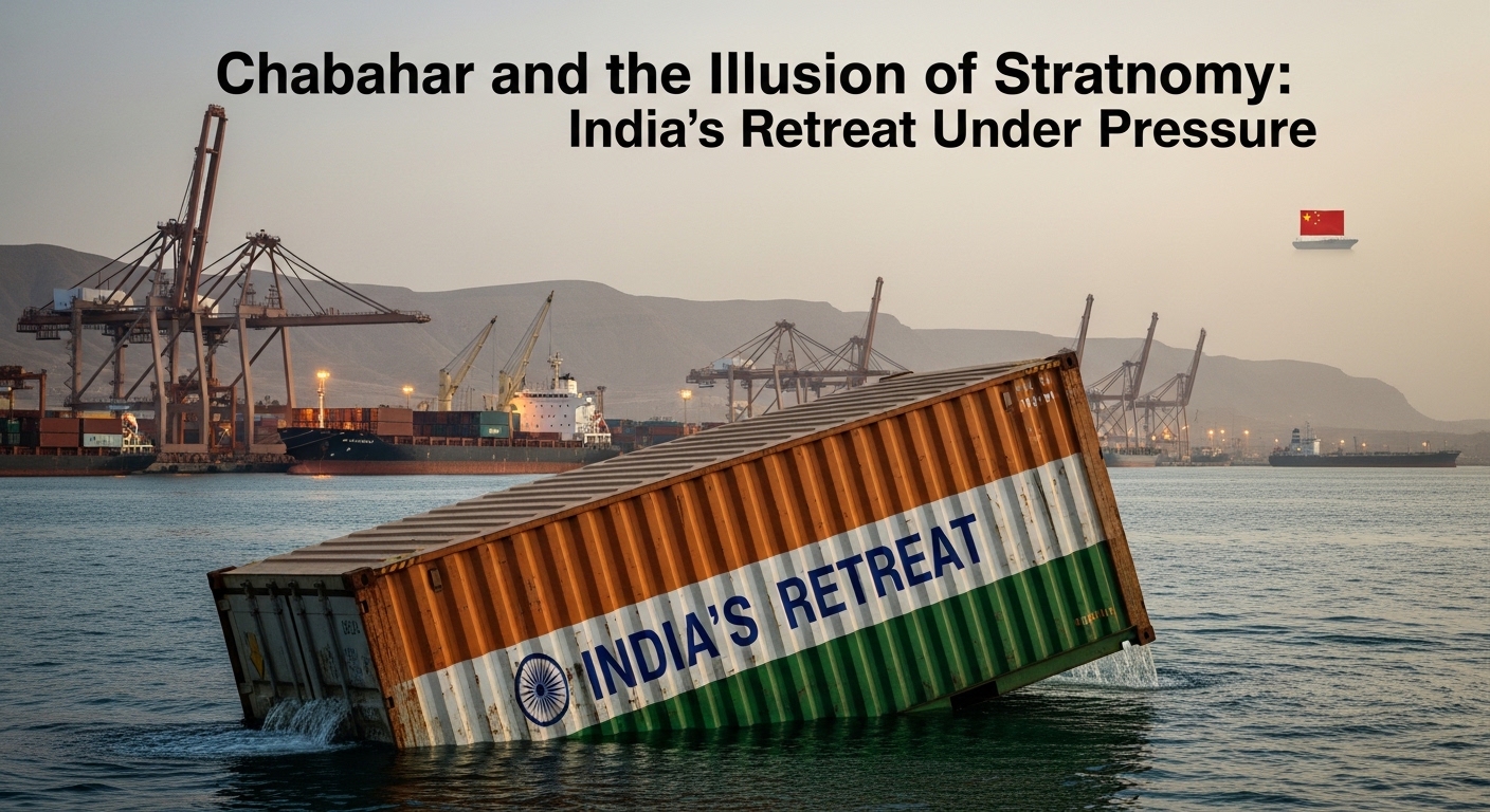 Chabahar and the Illusion of Strategic Autonomy: India’s Retreat Under Pressure