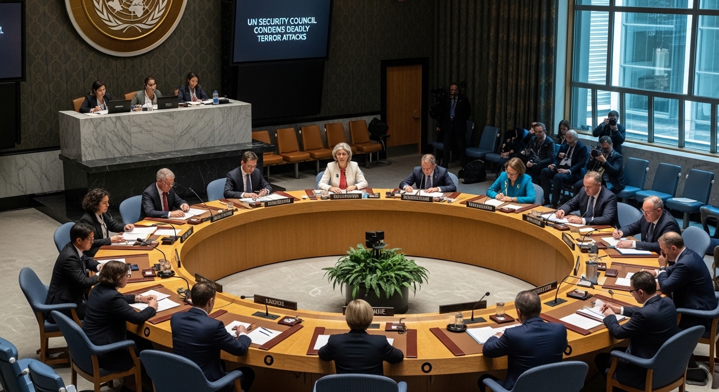 UN Security Council Condemns Deadly Terror Attacks