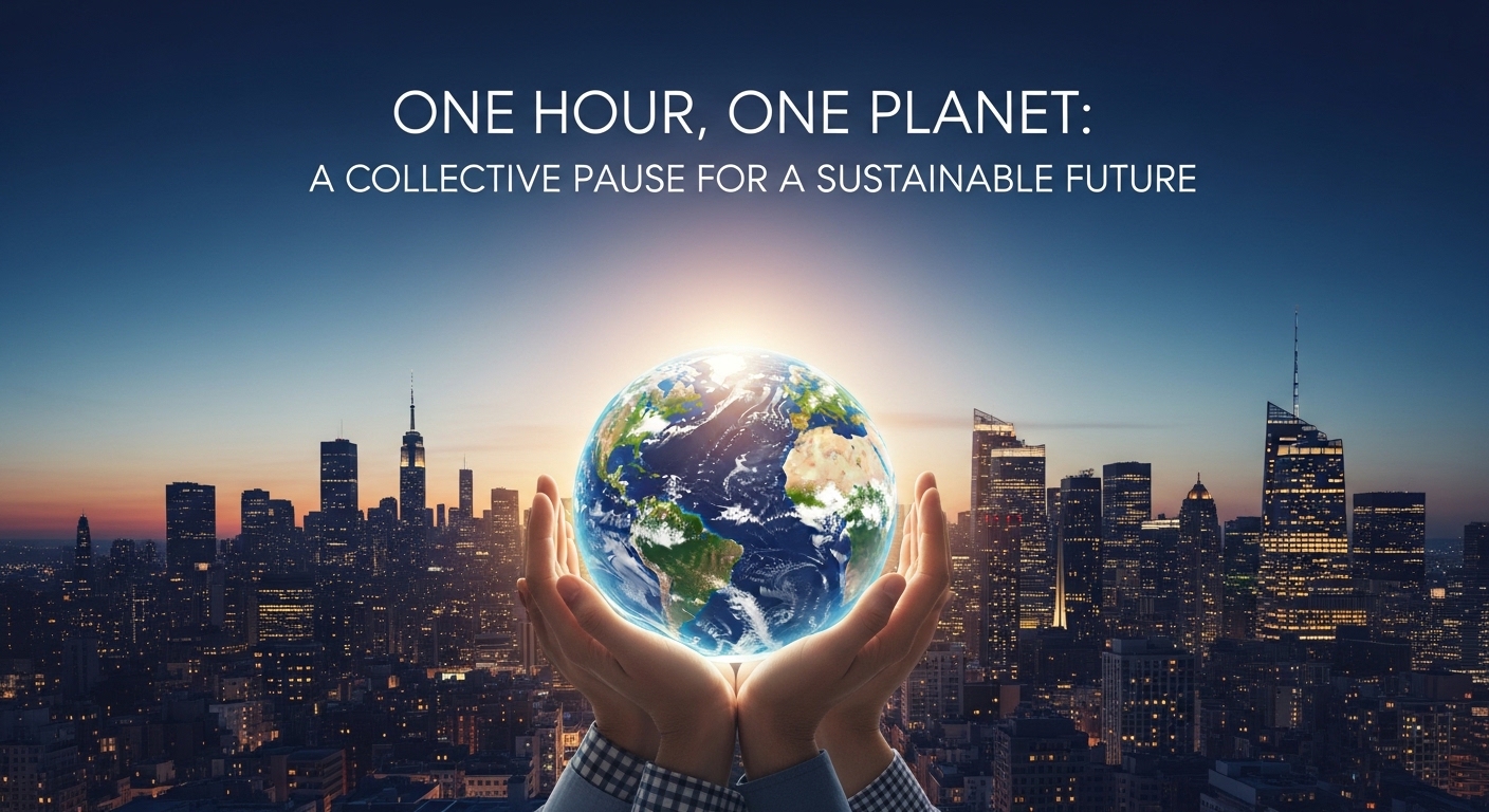 One Hour, One Planet: A Collective Pause for a Sustainable Future