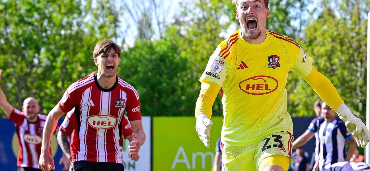Exeter City’s Improbable Escape Act: Goalkeeper’s Goal Ignites Fight for League One Survival