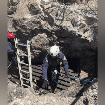 Dramatic Mine Shaft Rescue in Organ Mountains: Las Cruces Fire Department Saves Individual Trapped 60 Feet Deep