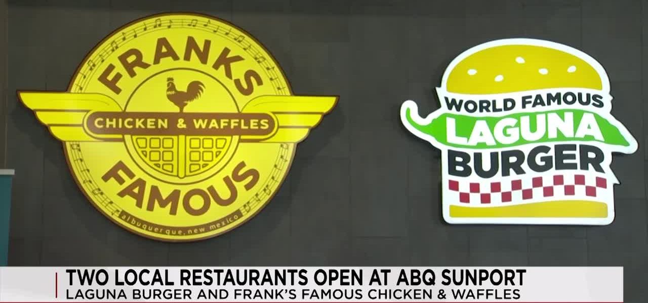 Albuquerque Sunport Welcomes Local Eateries: Laguna Burger and Frank’s Famous Chicken & Waffles