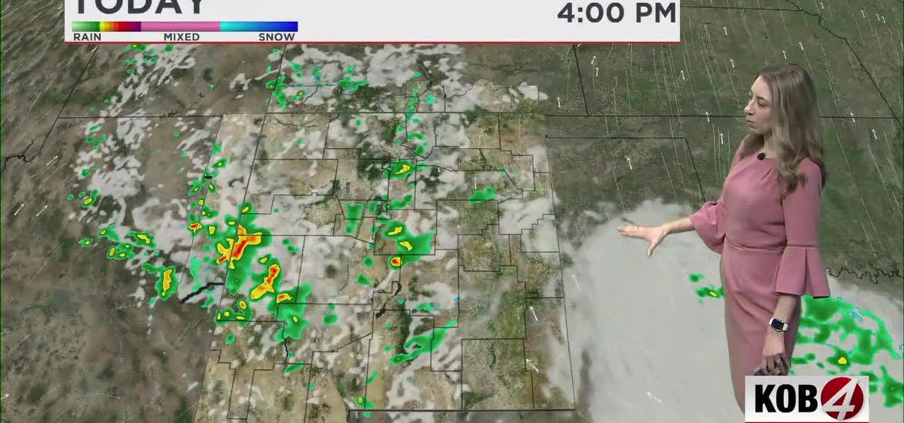New Mexico Weather: Virga Showers Monday, Strong Winds & Low-Pressure System Mid-Week Forecast
