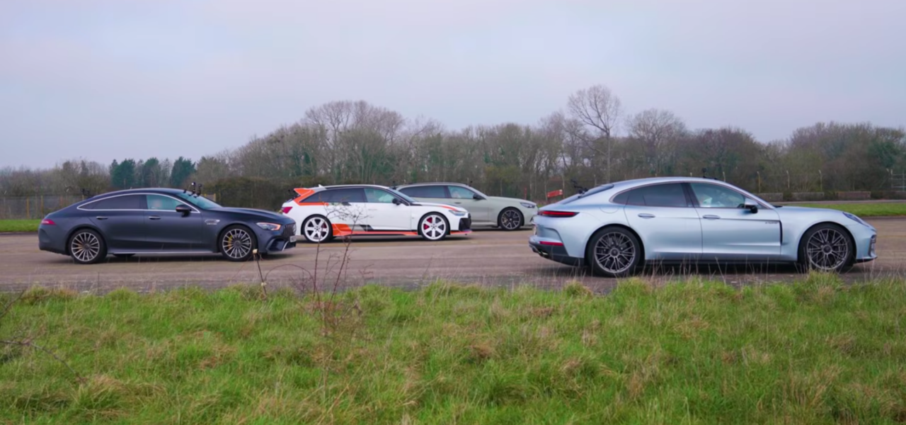 German V8 Powerhouses: Mercedes-AMG, BMW M, Audi RS, Porsche Panamera Battle for Drag Strip Supremacy