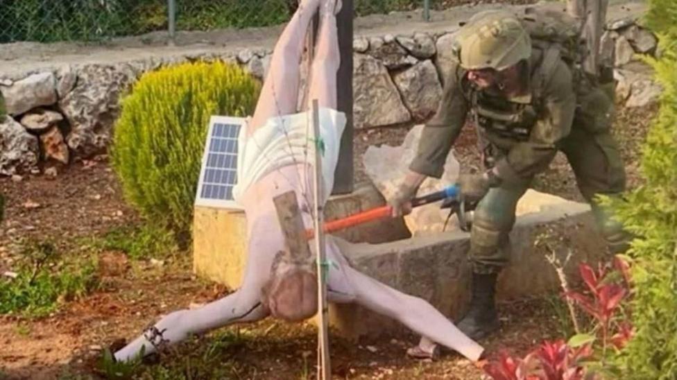 IDF Soldiers Sanctioned for Jesus Statue Vandalism in Southern Lebanon