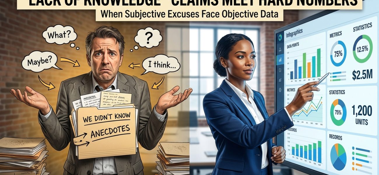 “Lack of Knowledge” Claims Meet Hard Numbers