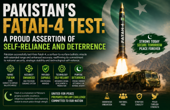 Pakistan’s Fatah-4 Test: A Proud Assertion of Self-Reliance and Deterrence