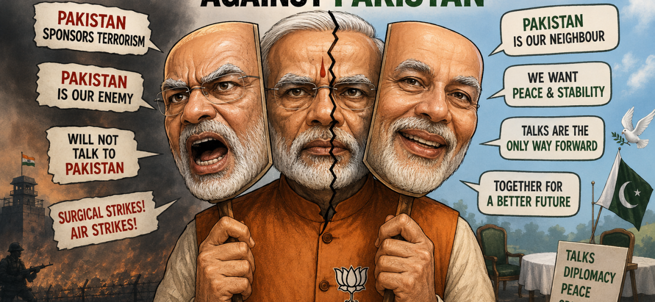 India’s schizophrenic Rhetoric against Pakistan