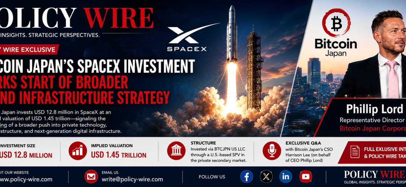 Exclusive: Bitcoin Japan’s SpaceX Bet Signals a New Public-Market Strategy for AI Infrastructure Exposure