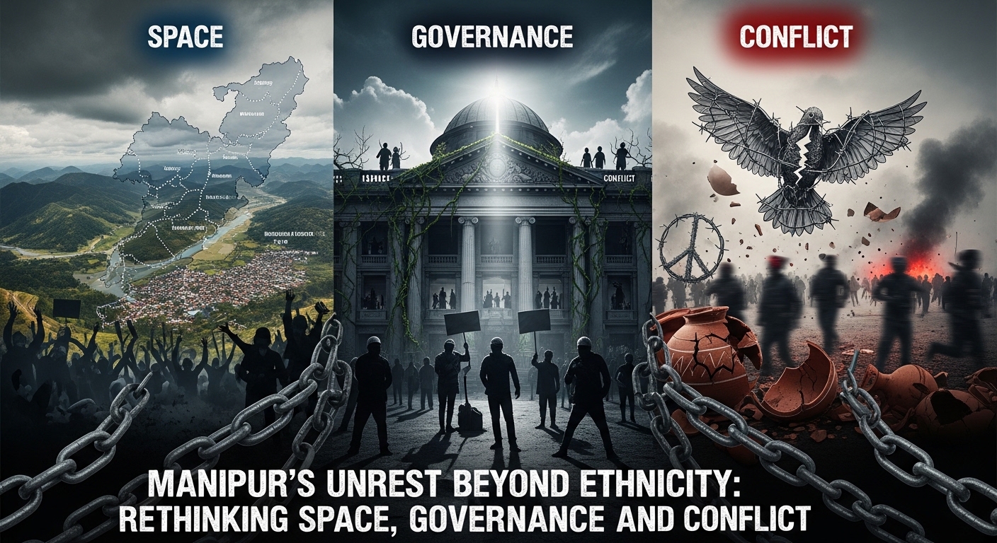 Manipur’s Unrest Beyond Ethnicity: Rethinking Space, Governance, and Conflict