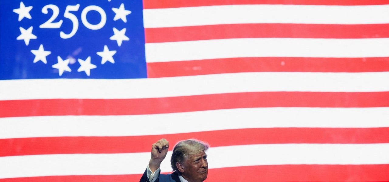 Trump Turns US 250th Anniversary Into Campaign-Style Showcase