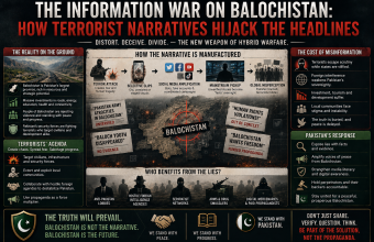 The Information War on Balochistan: How Terrorist Narratives Hijack the Headlines