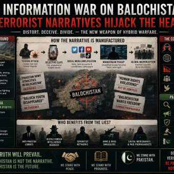 The Information War on Balochistan: How Terrorist Narratives Hijack the Headlines