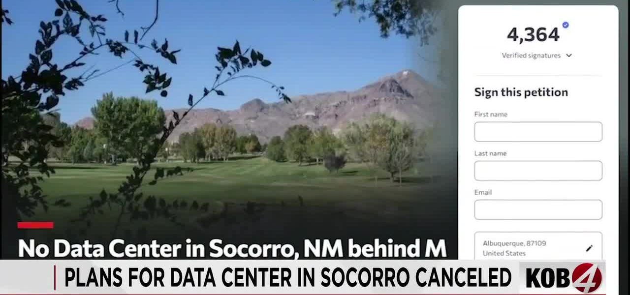 Dust-Up in the Desert: New Mexico Residents Force Big Tech to Pump the Brakes on Megaproject