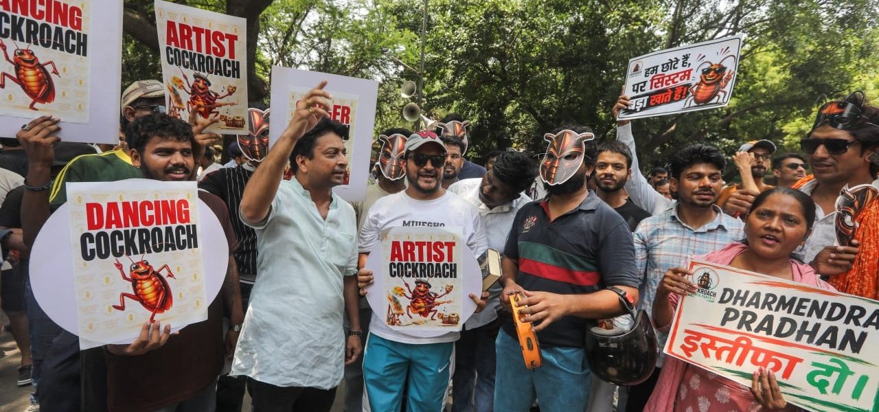 Internet’s Absurdist ‘Cockroach’ Joke Scuttles into Delhi’s Real-World Politics