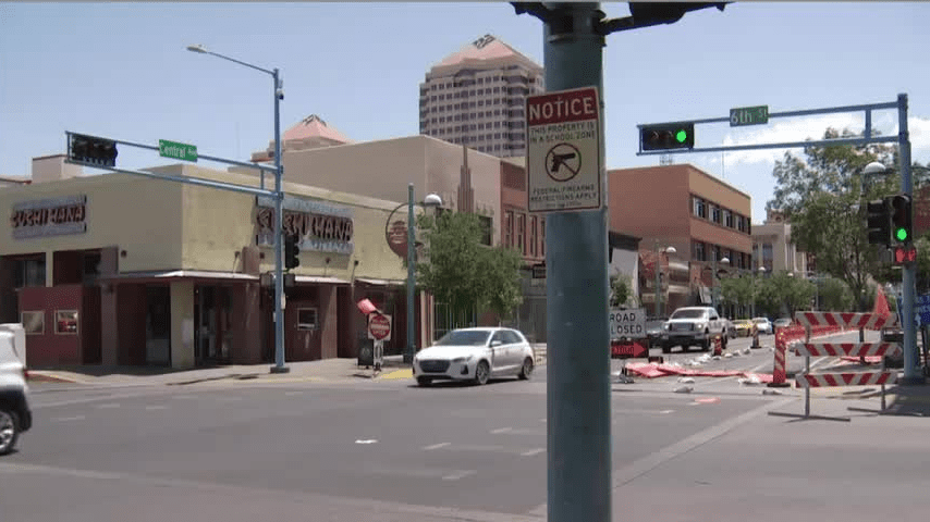 Albuquerque’s Neon Glow: Mundane Street Scene Collides with Urban Reality, Two Teens Charged in Murder