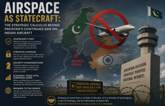 Airspace as Statecraft: The Strategic Calculus Behind Pakistan’s Continued Ban on Indian Aircraft