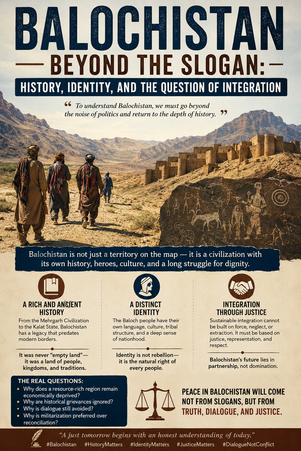 Balochistan Beyond the Slogan: History, Identity, and the Question of Integration