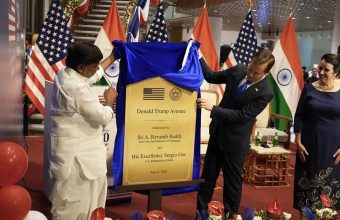 Trump Road Naming in Hyderabad Draws Modi Party’s ‘Hypocrisy’ Label