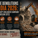 Mosque Demolitions in India 2026: Inside the BJP’s Bulldozer Campaign Against Muslim Sites