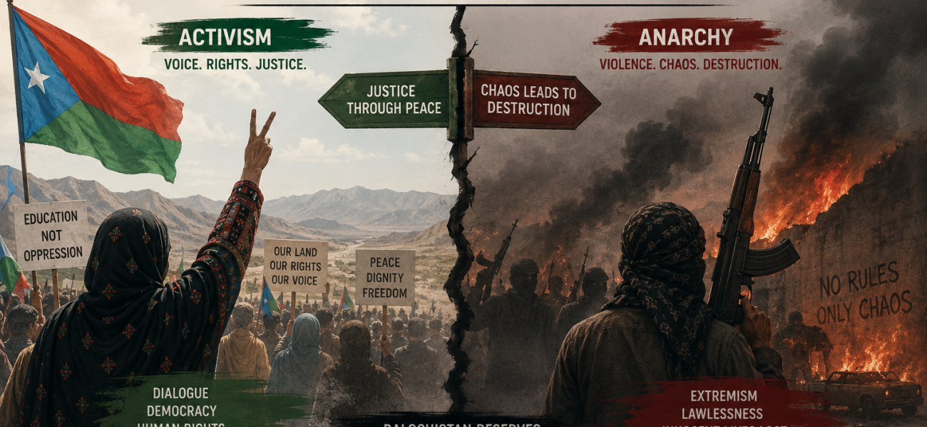 The Line Between Activism and Anarchy: Reassessing the Narrative in Balochistan