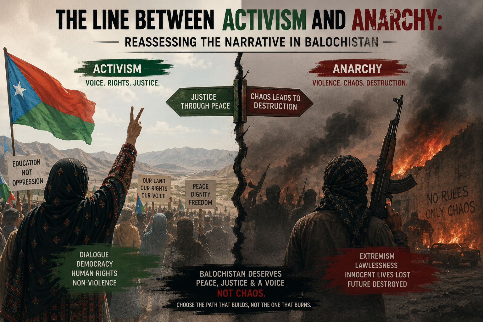 The Line Between Activism and Anarchy: Reassessing the Narrative in Balochistan