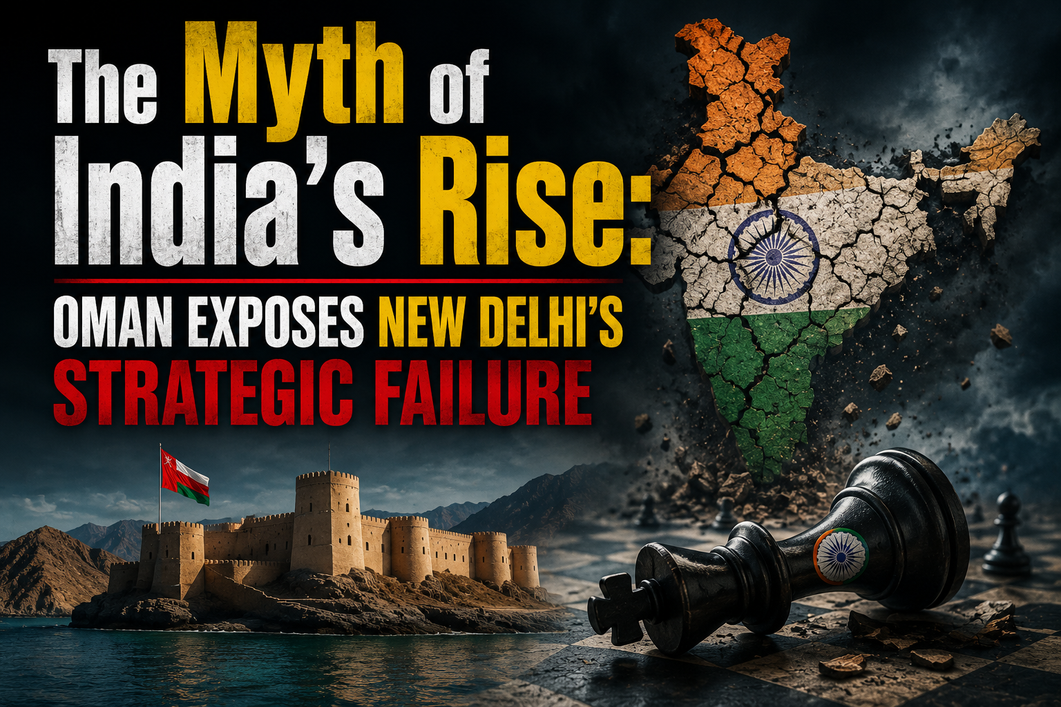 The Myth of India’s Rise: Oman Exposes New Delhi’s Strategic Failure