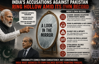 India’s Accusations Against Pakistan Ring Hollow Amid Its Own Record